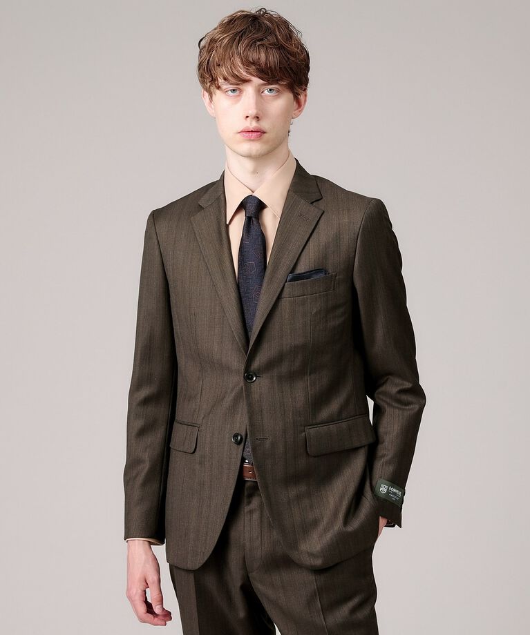 TAKEO KIKUCHI「【DORMEUIL】グレンストライプ スーツ」|スーツ|ﾌﾞﾗｳﾝ(343)