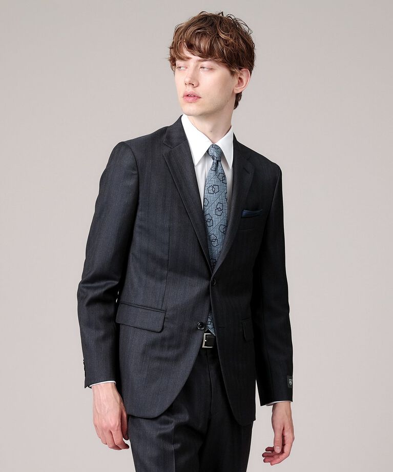 TAKEO KIKUCHI「【DORMEUIL】グレンストライプ スーツ」|スーツ|ﾌﾞﾙｰ(393)
