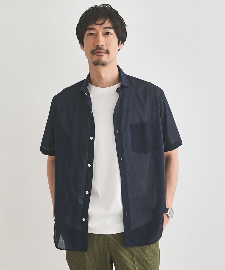 TAKEO KIKUCHI「接触冷感付き ローン 半袖シャツ」|シャツ・ブラウス|