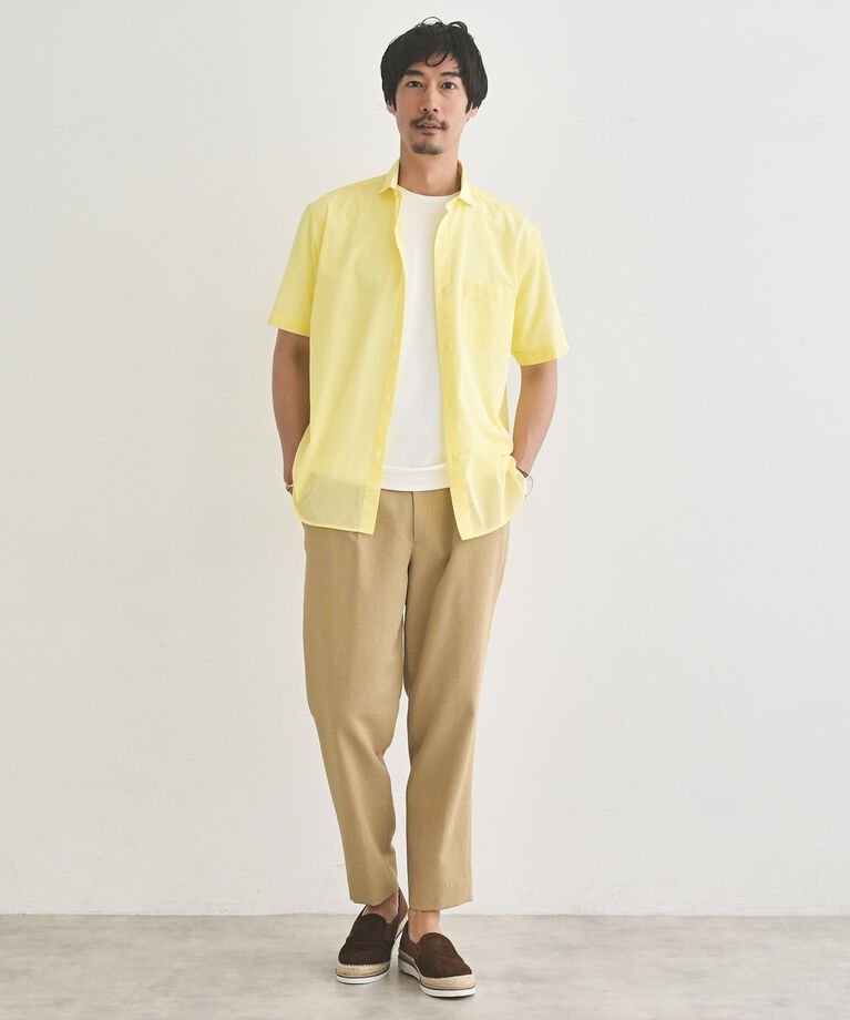 TAKEO KIKUCHI「接触冷感付き ローン 半袖シャツ」|シャツ・ブラウス|