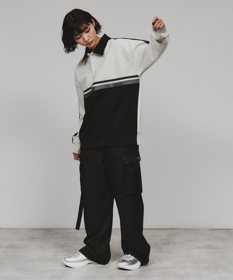 tk.TAKEO KIKUCHI「テープ配色ポロカットソー」|Tシャツ・カットソー|