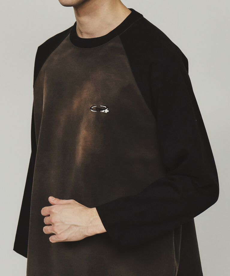 tk.TAKEO KIKUCHI「ブリーチラグランスリーブTシャツ」|Tシャツ・カットソー|