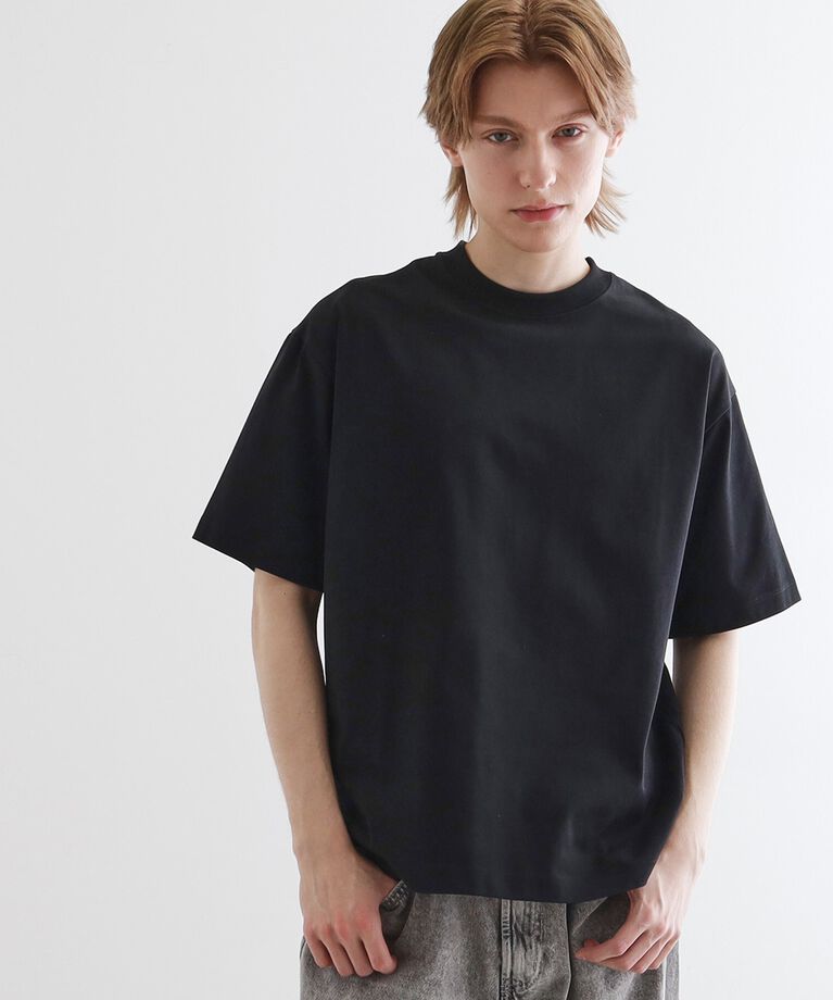 tk.TAKEO KIKUCHI「【接触冷感・抗菌・UVカット機能】フレンドリークールカットソー」|Tシャツ・カットソー|ブラック(019)