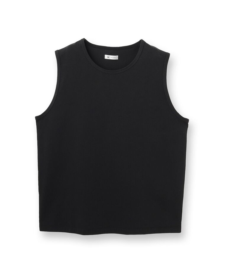 tk.TAKEO KIKUCHI「【接触冷感／UVカット／抗菌】フレンドリークールノースリーブカットソー」|Tシャツ・カットソー|