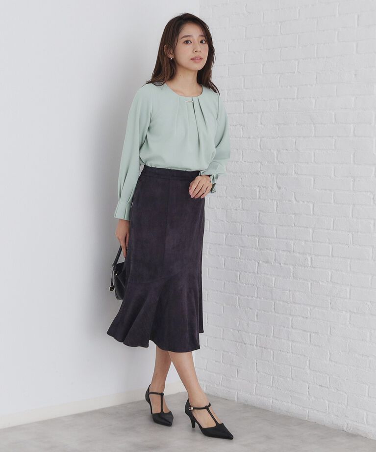 index「キャンディースリーブタックトップス【洗濯機洗い可/抗ピル/防シワ/ストレッチ】」|Tシャツ・カットソー|
