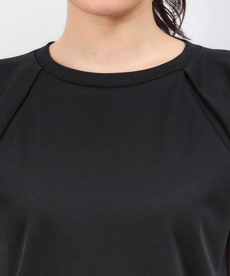 OPAQUE.CLIP「《美人百花掲載》バルーンスリーブカットソー【洗濯機洗い可】」|Tシャツ・カットソー|