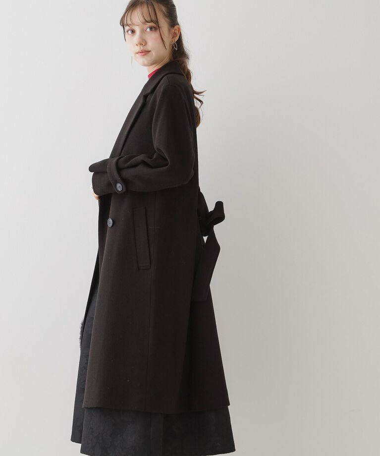 Couture broach「【大人レディーへ捧げる】ベーシックチェスターコート」|チェスターコート|