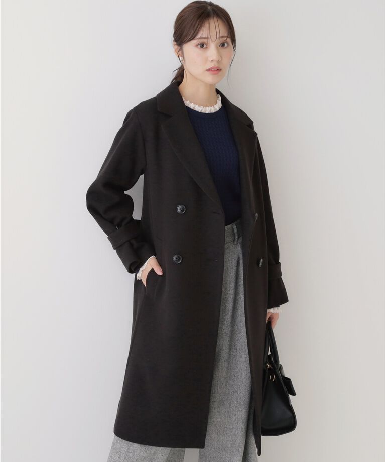 Couture broach「【大人レディーへ捧げる】ベーシックチェスターコート」|チェスターコート|