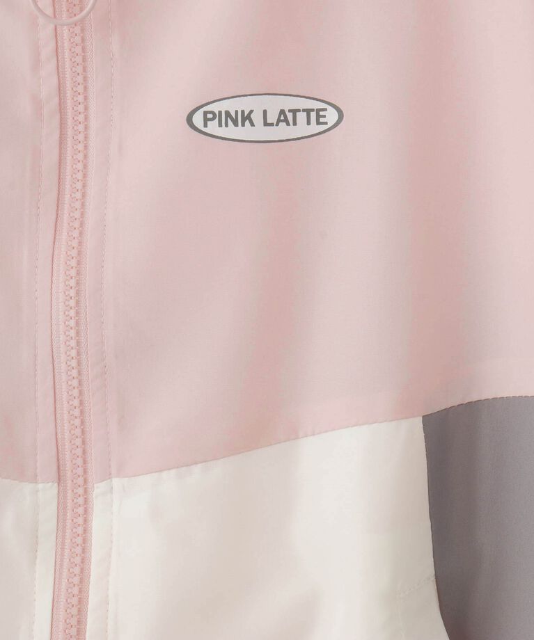 PINK-latte「配色切替ブルゾン」|ブルゾン・スタジャン|