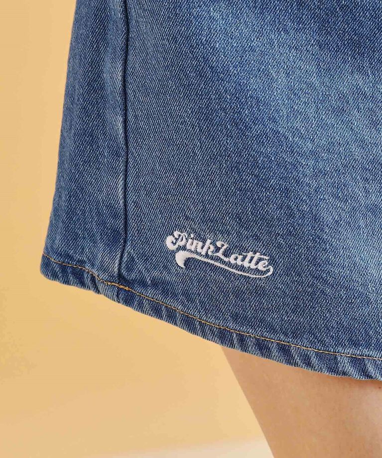 PINK-latte「【セットアイテム】デニムビスチェ＋スカパンSET」|その他|