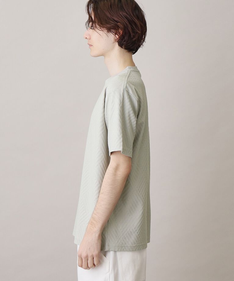 THE SHOP TK「【ご好評につき再入荷！】リンクスジャカード半袖Tシャツ」|Tシャツ・カットソー|
