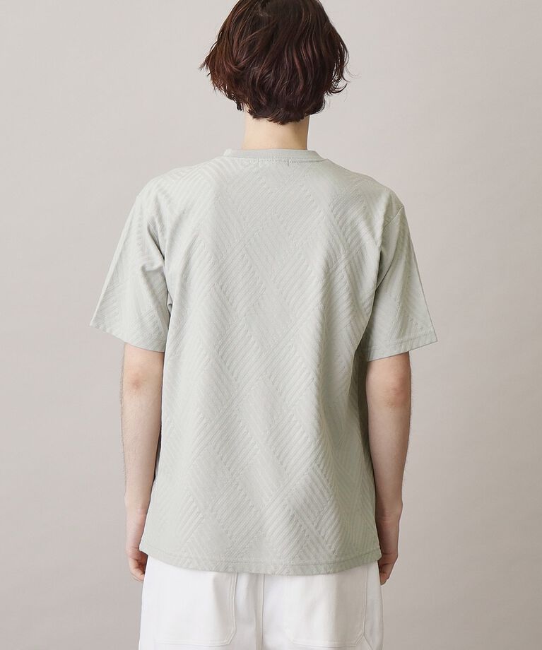 THE SHOP TK「【ご好評につき再入荷！】リンクスジャカード半袖Tシャツ」|Tシャツ・カットソー|