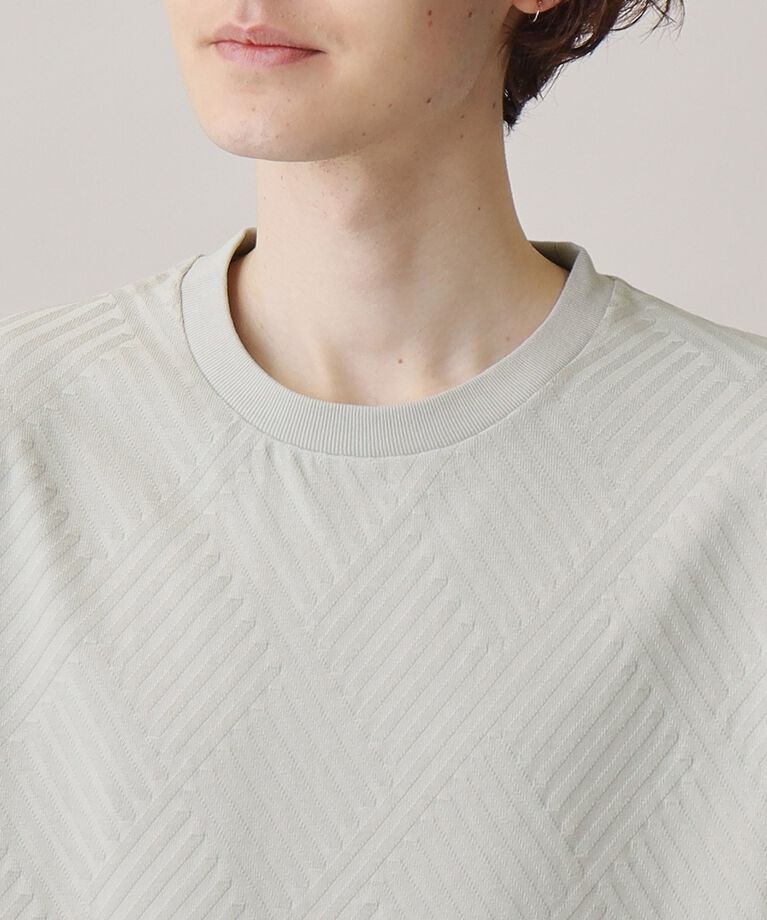 THE SHOP TK「【ご好評につき再入荷！】リンクスジャカード半袖Tシャツ」|Tシャツ・カットソー|