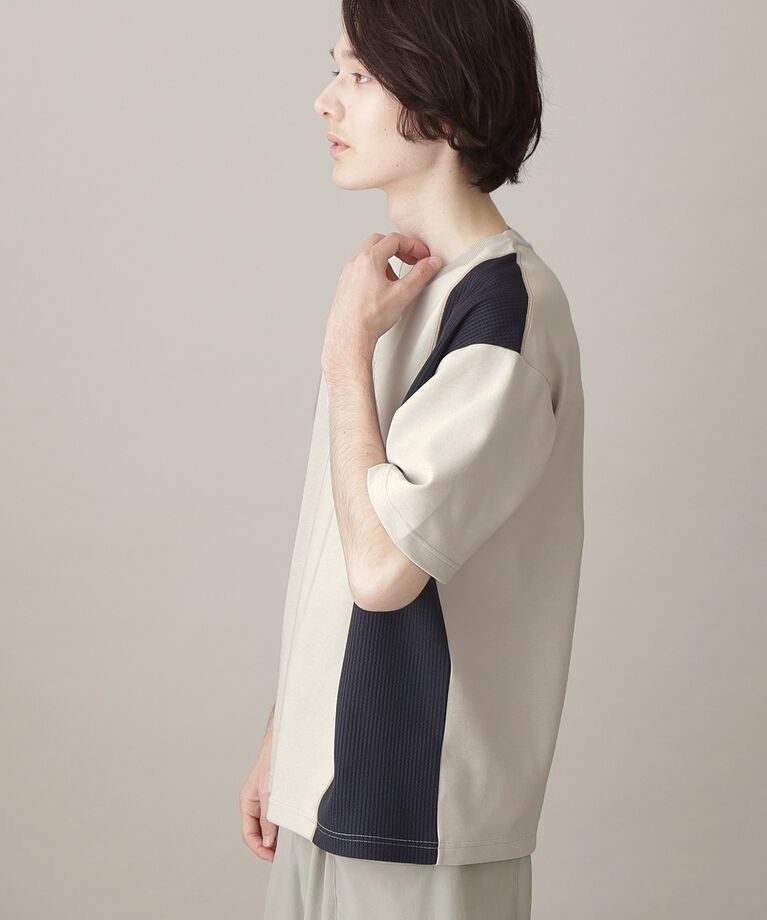 THE SHOP TK「フェザーダンボール切替えTシャツ」|Tシャツ・カットソー|
