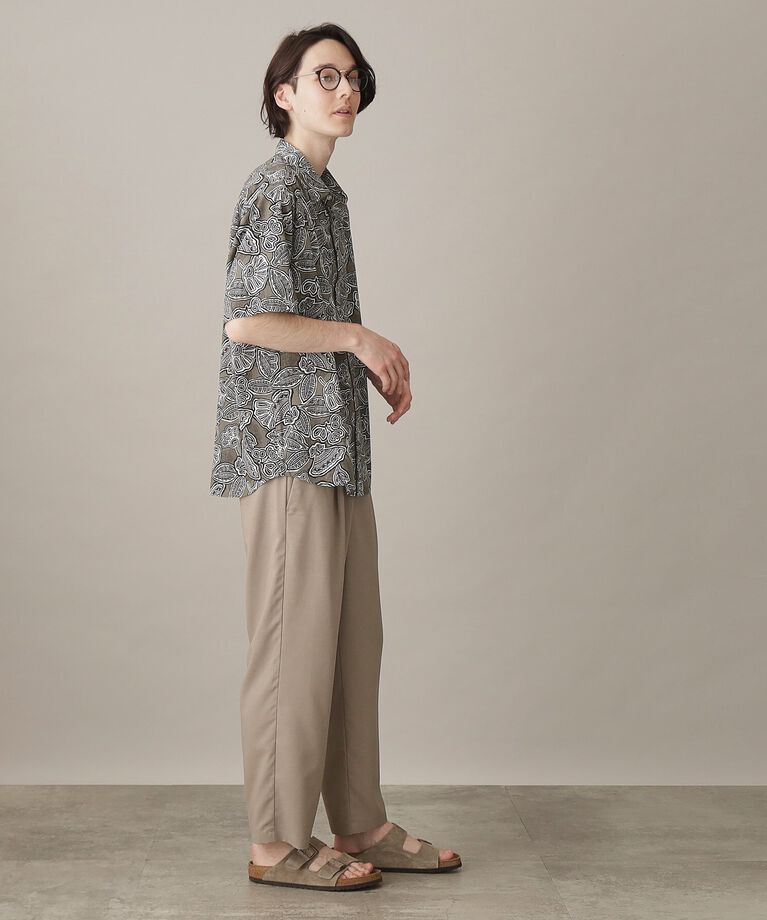 THE SHOP TK「ボタニカルプリント半袖シャツ」|シャツ・ブラウス|