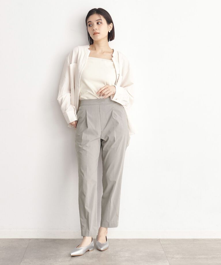 THE SHOP TK「【薄くて軽い！/接触冷感/洗える】美脚ストレッチテーパードパンツ」|その他|