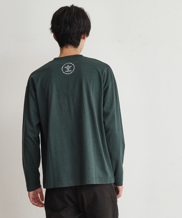 THE SHOP TK「【6色展開】Parisフォト／ロゴ長袖Tシャツ」|Tシャツ・カットソー|