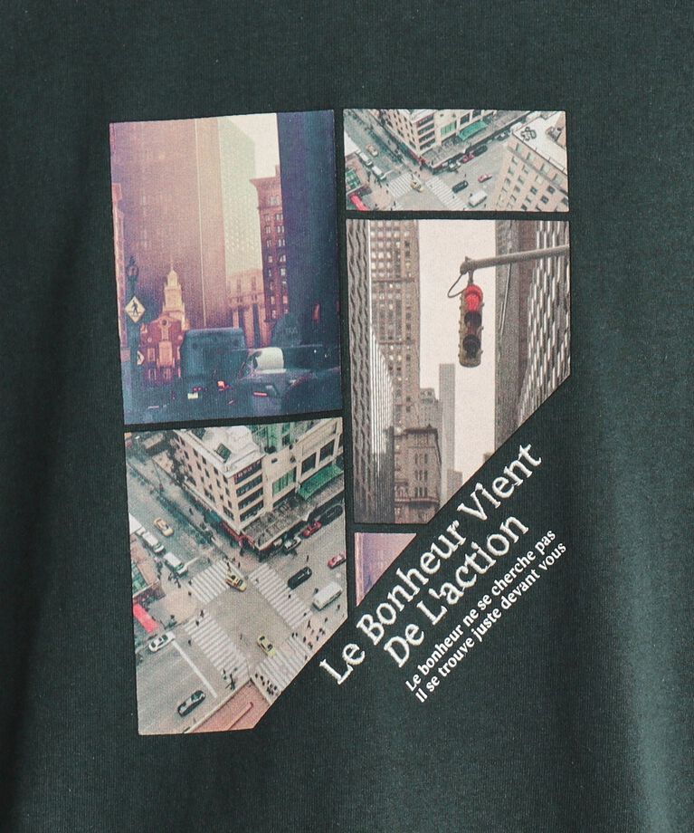 THE SHOP TK「【6色展開】Parisフォト／ロゴ長袖Tシャツ」|Tシャツ・カットソー|
