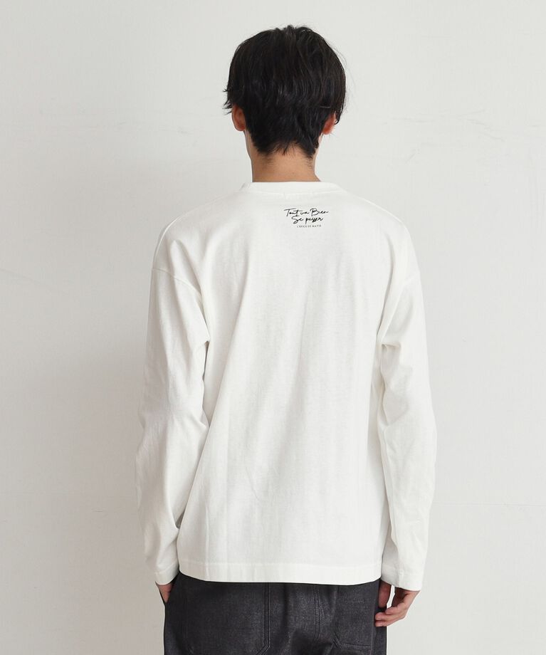 THE SHOP TK「【6色展開】Parisフォト／ロゴ長袖Tシャツ」|Tシャツ・カットソー|