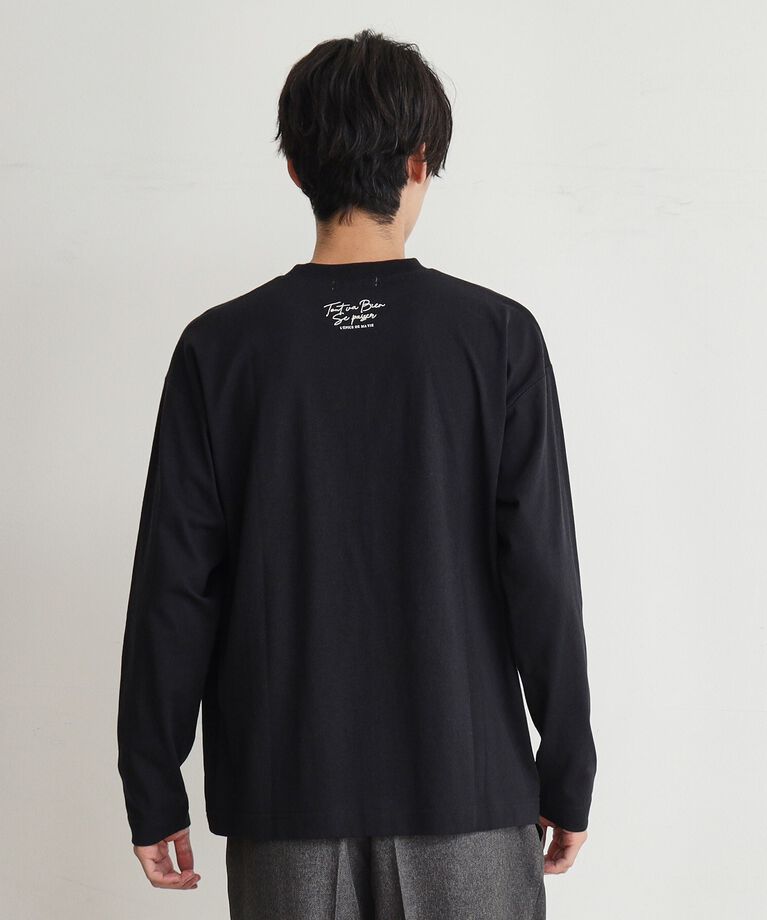 THE SHOP TK「【6色展開】Parisフォト／ロゴ長袖Tシャツ」|Tシャツ・カットソー|