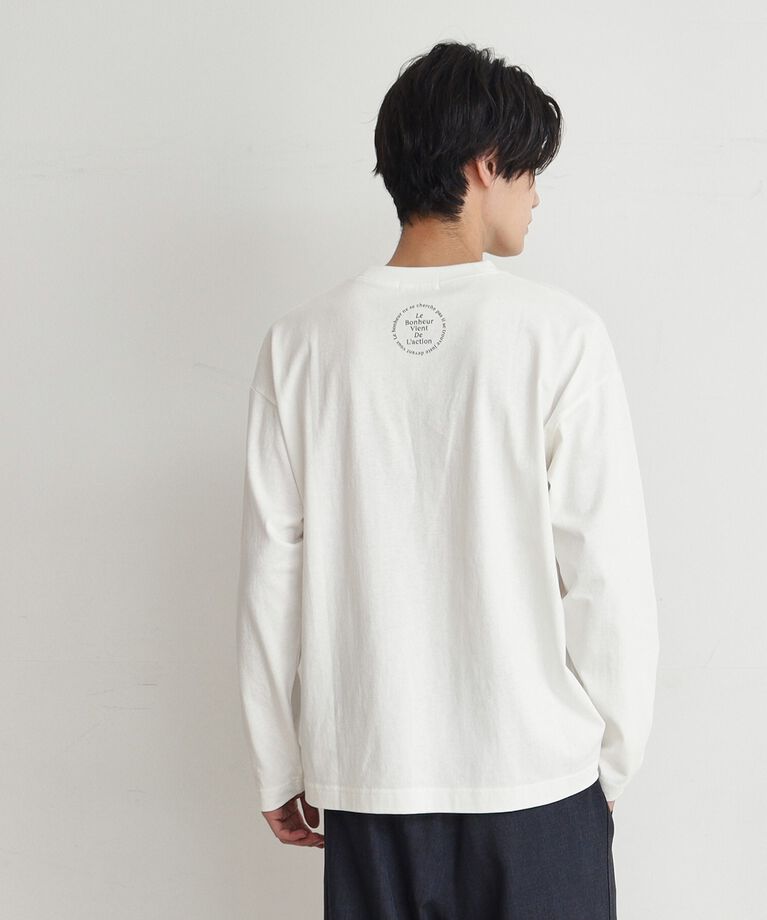 THE SHOP TK「【6色展開】Parisフォト／ロゴ長袖Tシャツ」|Tシャツ・カットソー|