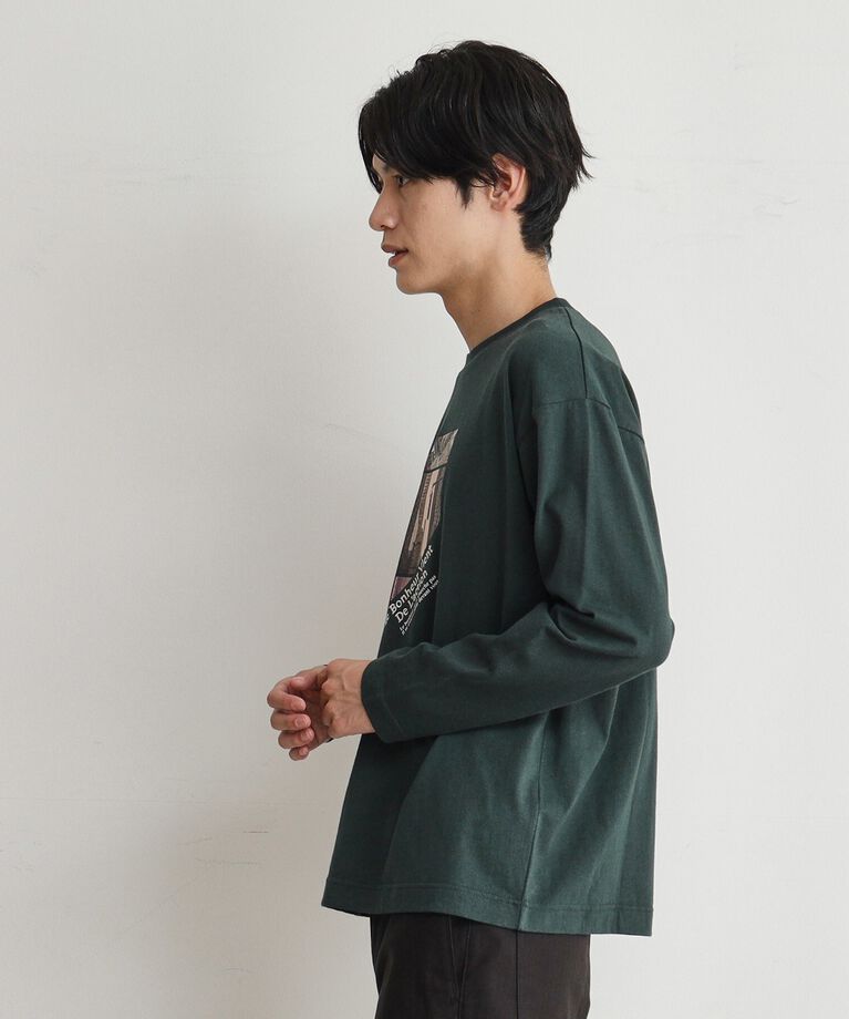 THE SHOP TK「【6色展開】Parisフォト／ロゴ長袖Tシャツ」|Tシャツ・カットソー|