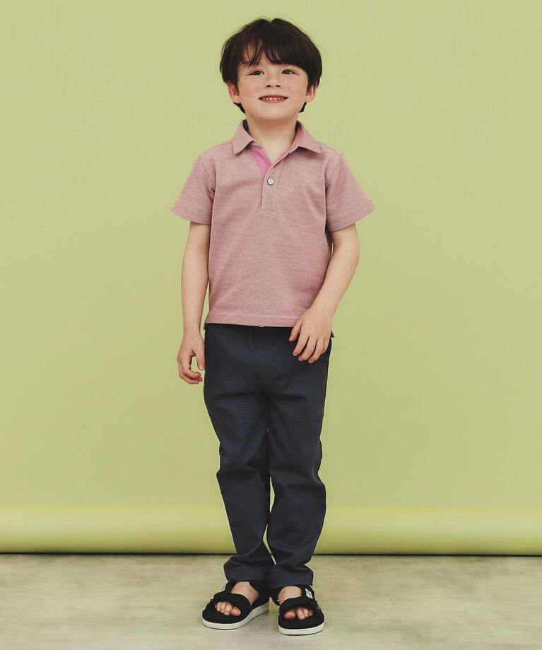 THE SHOP TK「【100-160】のびーるストレートパンツ/洗濯機OK」|その他|