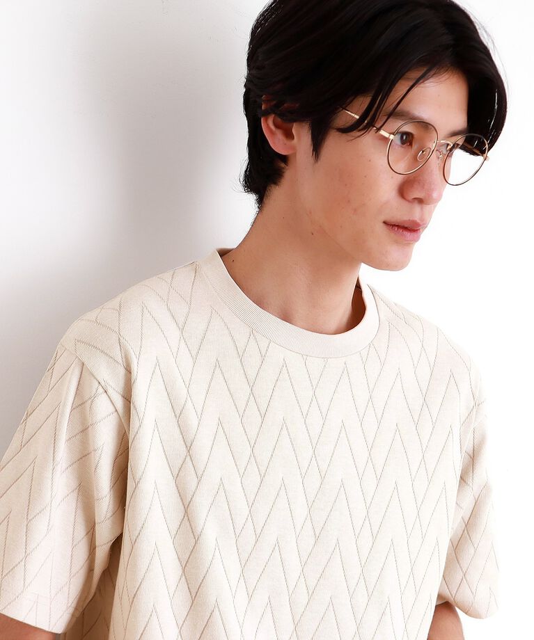 THE SHOP TK「ジオメトリックリンクス半袖Ｔシャツ」|Tシャツ・カットソー|