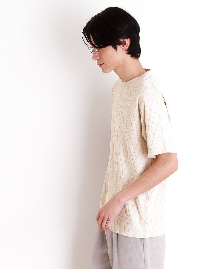 THE SHOP TK「ジオメトリックリンクス半袖Ｔシャツ」|Tシャツ・カットソー|