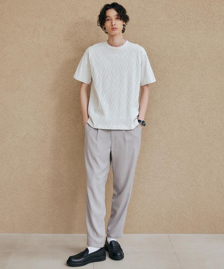 THE SHOP TK「ジオメトリックリンクス半袖Ｔシャツ」|Tシャツ・カットソー|