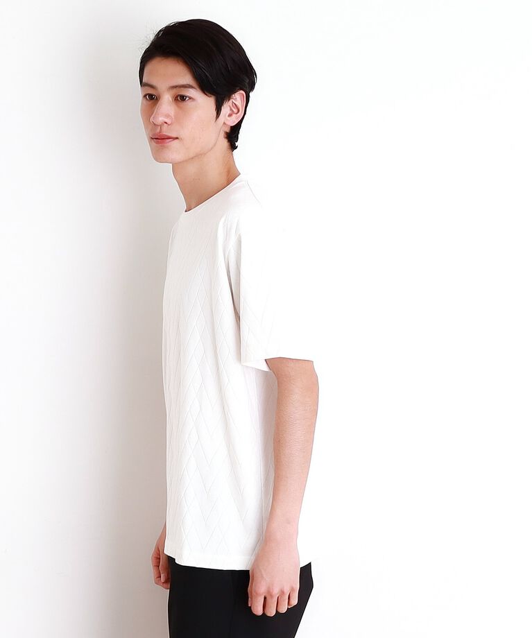 THE SHOP TK「ジオメトリックリンクス半袖Ｔシャツ」|Tシャツ・カットソー|