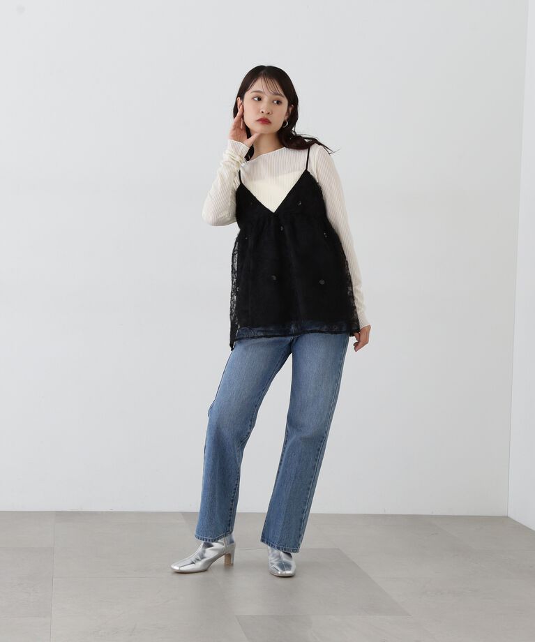  「シュリンクボートネックカットソー」|Tシャツ・カットソー|