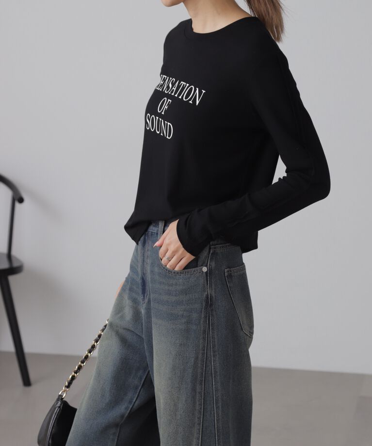  「シンプルロゴロンT」|Tシャツ・カットソー|