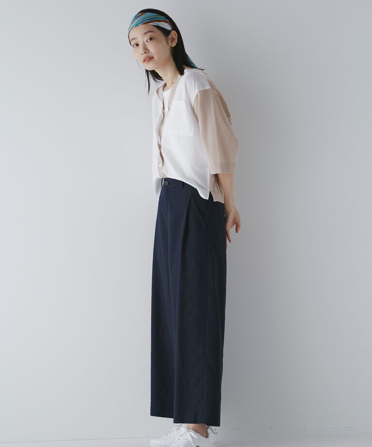  「◆ＰＥレーヨンリネンセミワイドパンツ」|その他|
