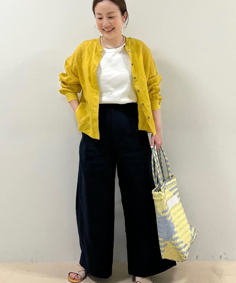  「◆ＰＥレーヨンリネンセミワイドパンツ」|その他|