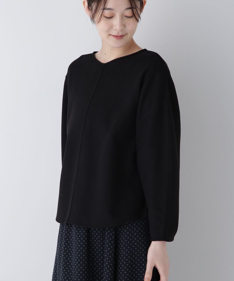  「◆ウォッシャブルミルドジャージーVネックプルオーバー」|Tシャツ・カットソー|