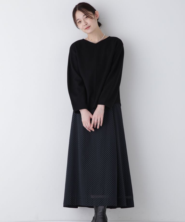  「◆ウォッシャブルミルドジャージーVネックプルオーバー」|Tシャツ・カットソー|