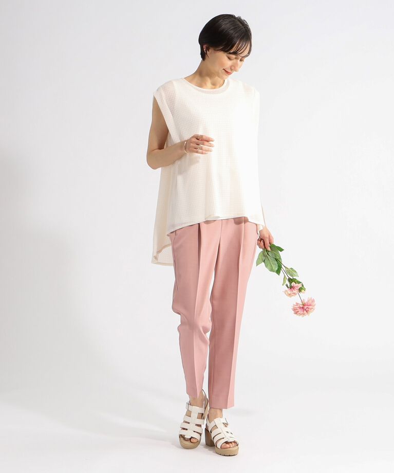 SHOO･LA･RUE「【美脚シルエット】上品見え テーパードパンツ」|その他|