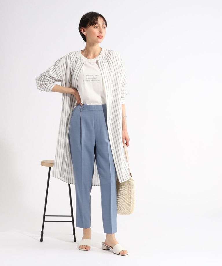 SHOO･LA･RUE「【美脚シルエット】上品見え テーパードパンツ」|その他|