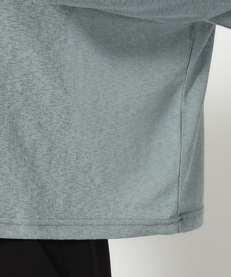 SHOO･LA･RUE「大人の抜け感コーデに ライン入りシアートップス」|Tシャツ・カットソー|