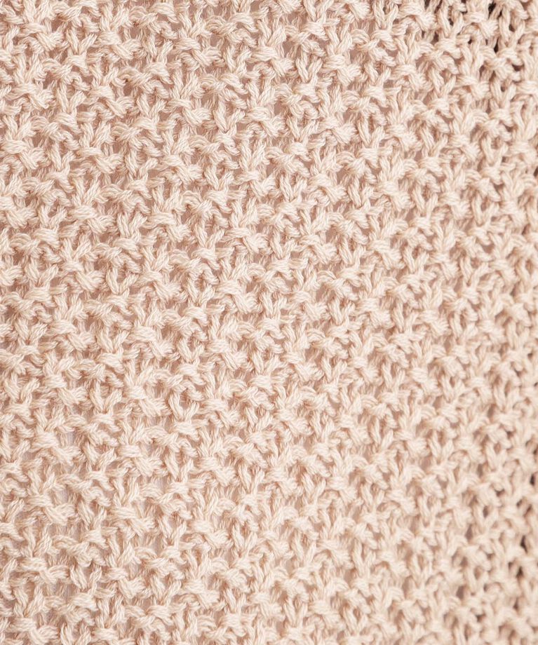 SHOO･LA･RUE「【洗える】ざっくり編みが大人かわいい キーネックカーディガン」|カーディガン|