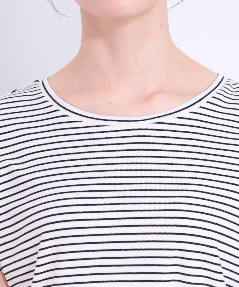 SHOO･LA･RUE「【S-LL/2点セット】程よい甘さをプラス Tシャツ＋チュールトップス」|Tシャツ・カットソー|