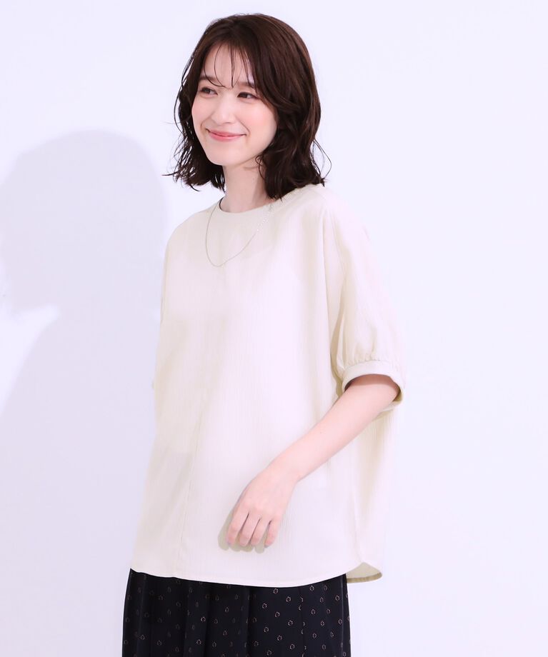 SHOO･LA･RUE「【洗える/前後2WAY】ゆったり着られる アソートドルマンブラウス」|シャツ・ブラウス|