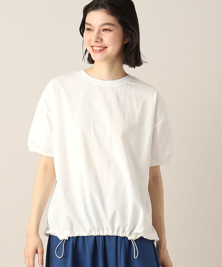 Dessin「新色追加【洗える・二の腕カバー】ドローコードカットソー（XS～L）」|Tシャツ・カットソー|