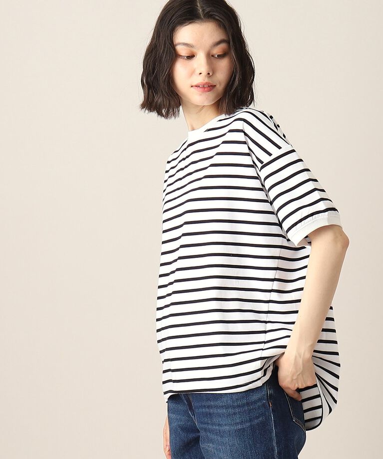 Dessin「新色追加【洗える・二の腕カバー】ドローコードカットソー（XS～L）」|Tシャツ・カットソー|