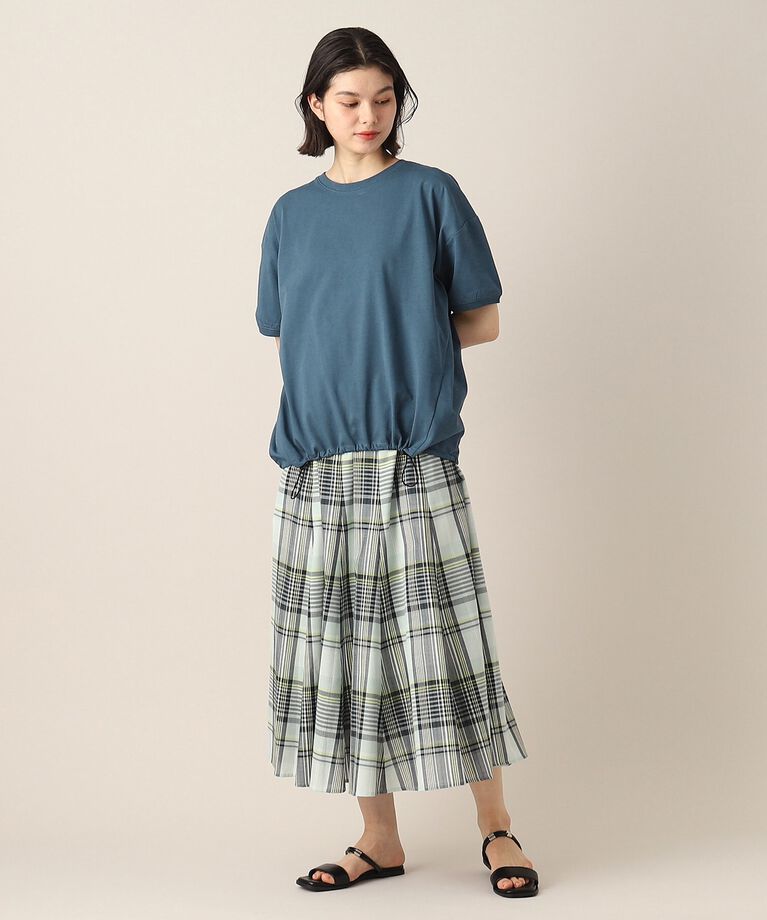 Dessin「新色追加【洗える・二の腕カバー】ドローコードカットソー（XS～L）」|Tシャツ・カットソー|