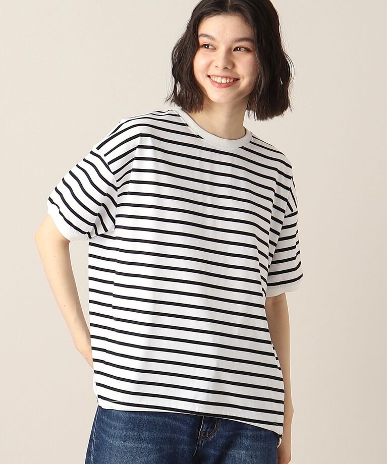 Dessin「新色追加【洗える・二の腕カバー】ドローコードカットソー（XS～L）」|Tシャツ・カットソー|ブラック(119)