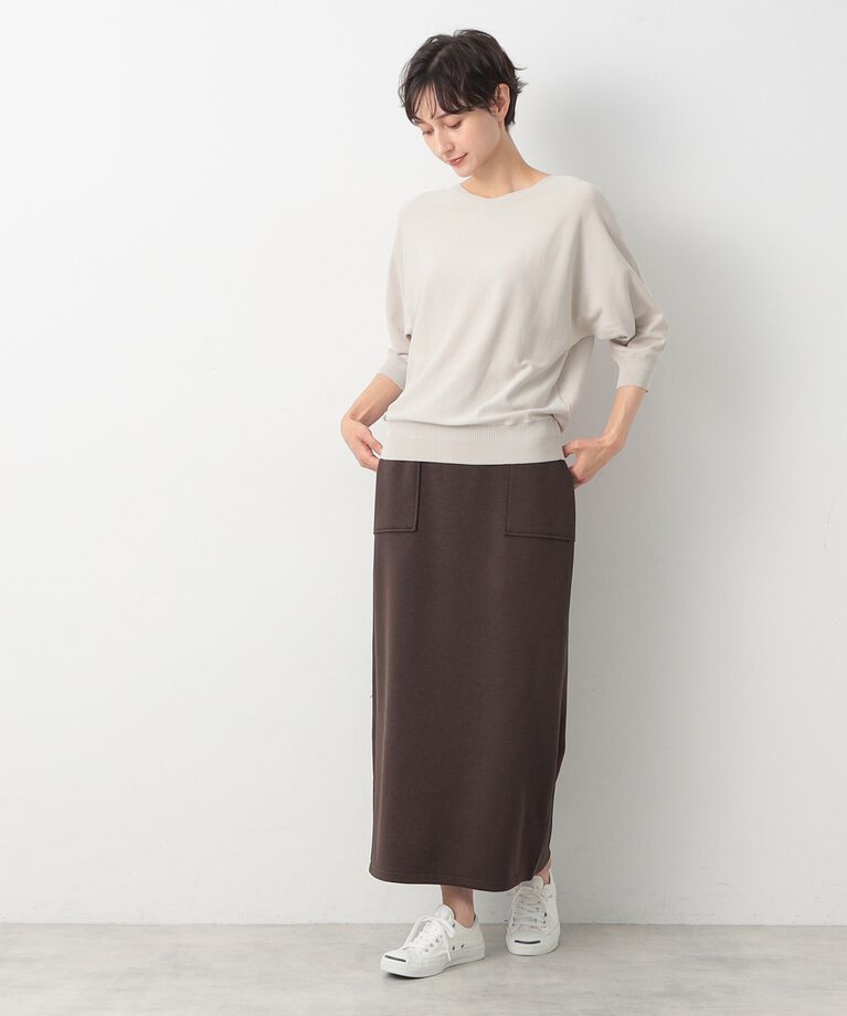 Dessin「【洗える】後ろボタンニットプルオーバー（XS～L）」|ニット・セーター|