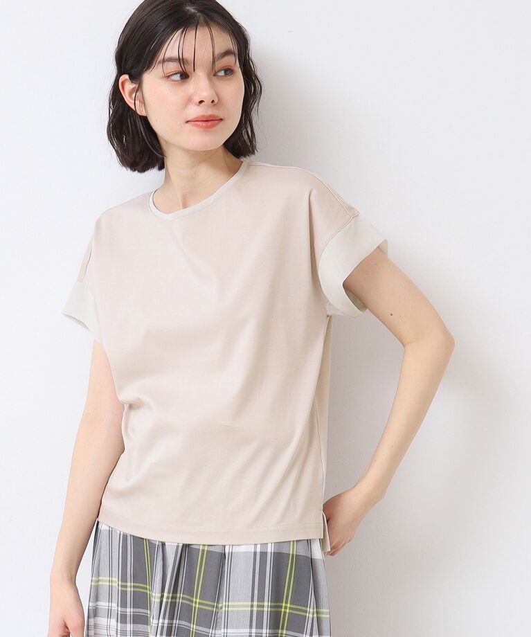 Dessin「【シリーズ累計8万枚！選べる5サイズ/6色展開/洗える】美光沢カットソー【オンにもオフにもちょうどい」|Tシャツ・カットソー|