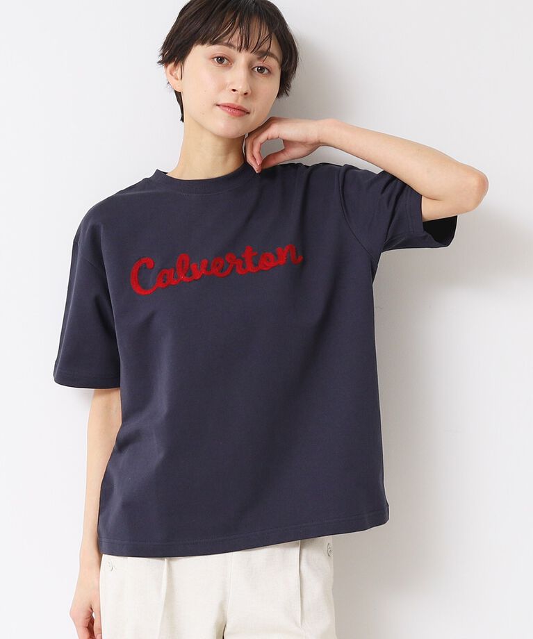 Dessin「【ユニセックス】ロゴTシャツ」|Tシャツ・カットソー|ネイビー(094)